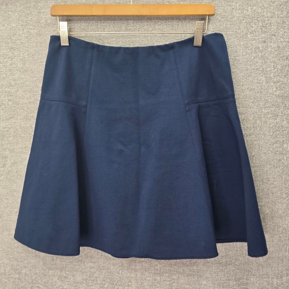 LAUREN RALPH LAUREN A-LINE NAVY BLUE SKIRT, SIZE 6